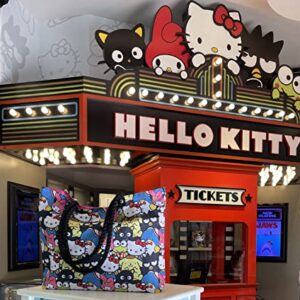 Hello Kitty and Friends Tote My Melody Keroppi Chococat Tuxedo Sam Print Bag