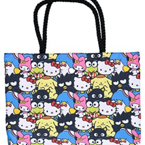 Hello Kitty and Friends Tote My Melody Keroppi Chococat Tuxedo Sam Print Bag