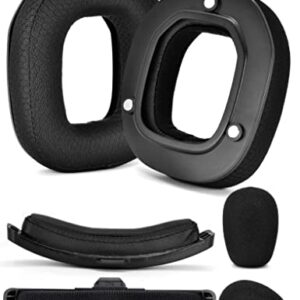 A50 Gen 4 Mod Kit - defean Replacement Earpads and Headband Compatible with Astro A50 Gen 4 Headset,Ear Cushions, Upgrade High-Density Noise Cancelling Foam, Added Thickness (Black Breathable Fabric)