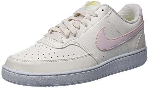 Nike Womens Court Vision Low Sneaker Phantom/Light Soft Pink Size 8.5