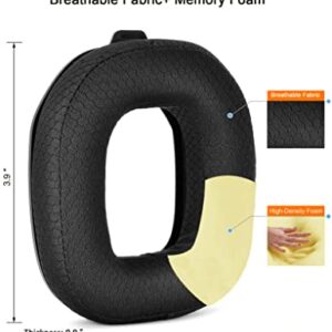 A50 Gen 3 Mod Kit - defean Replacement Earpads and Headband Compatible with Astro A50 Gen 3 Headset,Ear Cushions, Upgrade High-Density Noise Cancelling Foam, Added Thickness (Black Breathable Fabric)