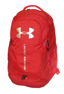 under armour ua hustle 3.0 backpack (red), one size