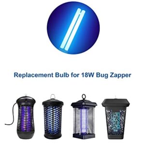 18W H-Shaped Bug Zapper Replacement Bulbs Compatible with 18W Indoor Outdoor Mosquito Lamps for Home with 4 Pin Base