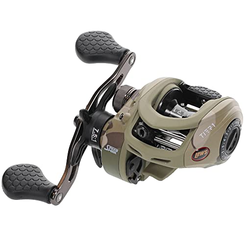 Lew's American Hero Tier 1 Casting Reel, 9+1 Stainless Steel Ball Bearings, 7.5:1 Gear Ratio, Right-Hand Retrieve, Multicam