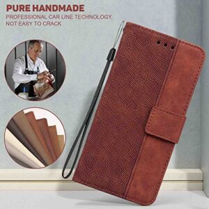 NATUMAX Phone Cover Wallet Folio Case for Oppo A33, Premium PU Leather Slim Fit Cover for Oppo A33, 2 Card Slots, Horizontal Viewing Stand, Comfortably take, Brown