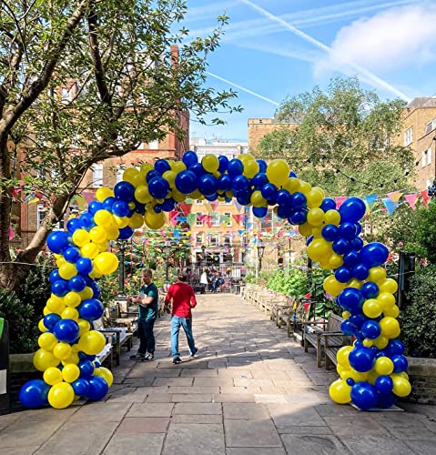 Yellow Balloons 100pcs Yellow Balloon Garland Arch Kit 5/10/12/18 Inch Different Sizes Yellow Matte Latex Balloon for Sunflower Balloons Arch Honey Bee Baby Shower Birthday Party Wedding Decorations