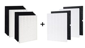 future way c545 + 5500 replacement filter set compatible with winix c545 and 5500-2 air purifier
