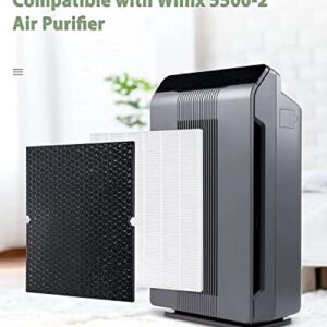 Future Way C545 + 5500 Replacement Filter Set Compatible with Winix C545 and 5500-2 Air Purifier