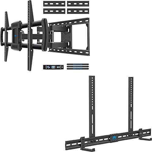 Mounting Dream TV Mount TV Bracket for Most 42-75 Inch TVs, up to VESA 600x400mm, 100 lbs, MD2632-24K and MD5425 Sound Bars Up to 15 Lbs