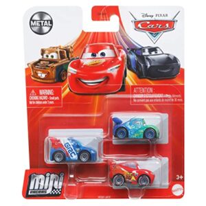 disney cars mini racers derby 3-pack