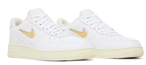 Nike Men's Air Force 1 '07 LX Basketball Shoes, White/Pale Vanilla-coconut M, 10