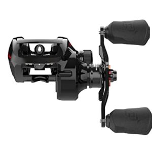 13 FISHING - Inception G2 Baitcast Reel - 5.3:1 Gear Ratio - Power Model - Left Hand Retrieve (Fresh) - ING2P-5.3-LH, Black