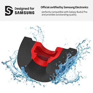 diofit/Galaxy Buds2 Pro Eartips Compatible for Samsung (PU Foam Black(SML))