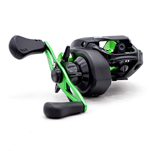 CAMEKOON Baitcasting Fishing Reel, Super Smooth 7.3:1 Gear Ratio, Magnetic Braking System, 20LB Powerful Drag, Low Profile Casting Reel, Left/Right Handed