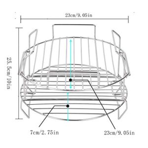 Sduck Dehydrator Rack Stand Accessories Compatible for Ninja Foodi XL 8 Qt Accessories Pressure Cooker 8-qt. 9-in-1 FD401, FD401C, FD402, FD402B4, OP401