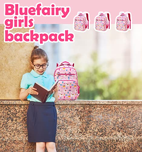 BLUEFAIRY Llama Toddler Backpack Kindergarten Preschool Backpack Cute Bag for Kids Fruits Cactus Bookbags Lightweight Carry Bag for Girls Animals Alpaca Gifts 2-4 3-5
