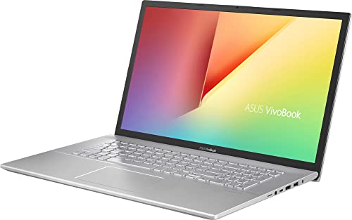 ASUS 2022 Newest VivoBook 17.3" HD+ LED Flagship Laptop | Intel Core i5-1035G1 | HDMI | Windows 11 Home in S Mode | Silver | with Laptop Stand Bundle (Silver, 12GB RAM | 512GB SSD+1TB HDD)