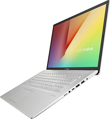 ASUS 2022 Newest VivoBook 17.3" HD+ LED Flagship Laptop | Intel Core i5-1035G1 | HDMI | Windows 11 Home in S Mode | Silver | with Laptop Stand Bundle (Silver, 12GB RAM | 512GB SSD+1TB HDD)