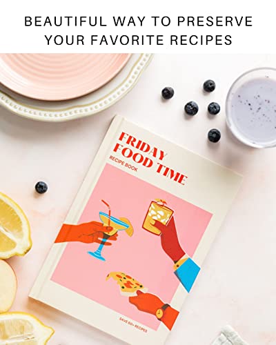 Blank Recipe Book to Write in your Own Recipes l Cute Empty Cook Books to Write in - 60+ Recipe Book Blank Cookbooks for Family Recipes - 8x6" Hardcover Recipe notebook to Write in Your Own Recipes