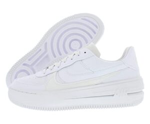 nike women's air force one plt.af.orm sneakers, white/white/summit white, 7