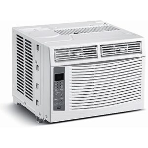 Arctic Wind 2AW6000DA White 6,000 115V Air Conditioner & Dehumidifier with Remote Control, Window AC Unit for Apartment, Dorm, Small Rooms up to 250 Sq. Ft, 6000 BTU