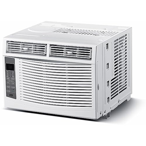 Arctic Wind 2AW6000DA White 6,000 115V Air Conditioner & Dehumidifier with Remote Control, Window AC Unit for Apartment, Dorm, Small Rooms up to 250 Sq. Ft, 6000 BTU