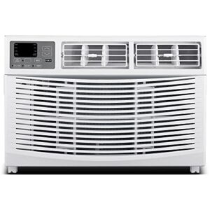 arctic wind 15,000 btu 115v window air conditioner & dehumidifier with remote control, window ac unit for apartment, bedroom, & large rooms up to 700 sq. ft. in white