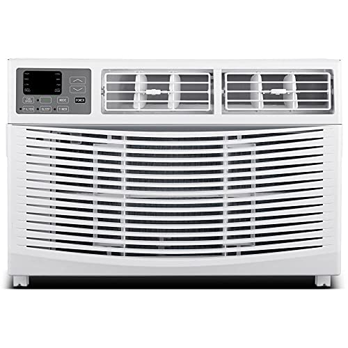 Arctic Wind 15,000 BTU 115V Window Air Conditioner & Dehumidifier with Remote Control, Window AC Unit for Apartment, Bedroom, & Large Rooms up to 700 Sq. Ft. in White