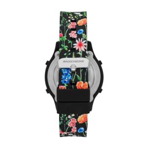 Skechers Women's Rosencrans Digital Chronograph Watch, Color: Black, Floral (Model: SR6264)