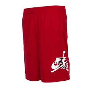nike boys air jordan jumpman classics shorts, gym red, xl