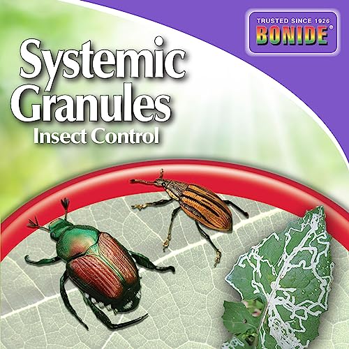 Bonide Insect Control Systemic Granules, 4 lbs. Ready-to-Use Water Resistant Long Lasting Protection Outdoor Use