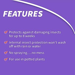 Bonide Insect Control Systemic Granules, 4 lbs. Ready-to-Use Water Resistant Long Lasting Protection Outdoor Use