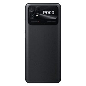 Poco C40 4G LTE 64GB + 4GB Global Version Unlocked 6.71" 6000mAh 13MP Dual Camera (Not Verizon Sprint Boost Cricket Metro At&T) + (w/Fast Car 51W Charger Bundle) (Power Black (Global Version))