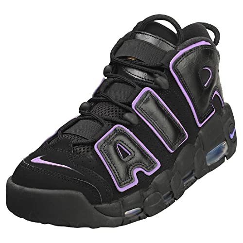 Nike mens Air More Uptempo '96, Black/Black/Metallic Gold/Action Grape, 11