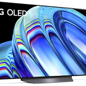 LG 55-Inch Class OLED B2 Series Alexa Built-in 4K Smart TV, 120Hz Refresh Rate, AI-Powered 4K, Dolby Vision IQ and Dolby Atmos, WiSA Ready, Cloud Gaming (OLED55B2PUA, 2022) (Renewed)