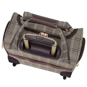 London Fog Brentwood II 4 Piece Set (with Under The Seat Bag), Cappuccino