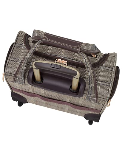 London Fog Brentwood II 4 Piece Set (with Under The Seat Bag), Cappuccino