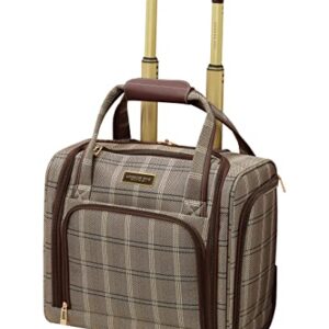 London Fog Brentwood II 4 Piece Set (with Under The Seat Bag), Cappuccino