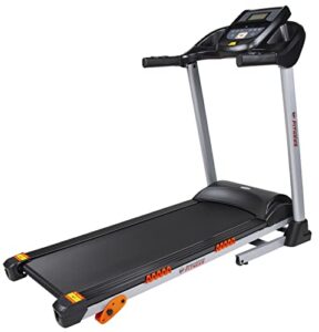 balancefrom folding incline treadmill with 5-inch large backlight display, 12 preset programs, black, 1 count