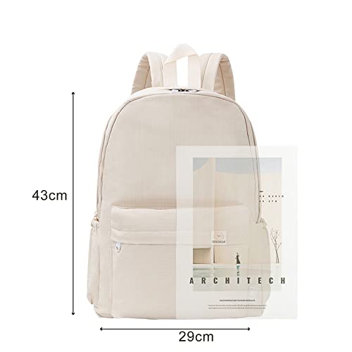 JQWSVE Aesthetic Backpack Sage Green Backpack for Women Solid Color Y2k Backpack Cute Kawaii Backpack Travel Laptop Backpack