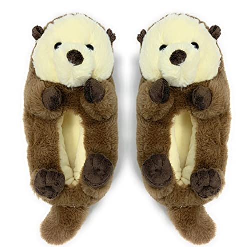 ooohyeah Kids Plush Animal Hug Slippers, Cute Funny Cozy Non-Slip House SHoes for Boys & Girls, Shoe Size 1-4