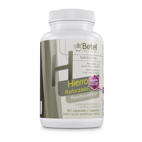 Hierro Reforzado con Alfalfa by Betel Natural - Healthy Globulo Rojo - 90 Caps