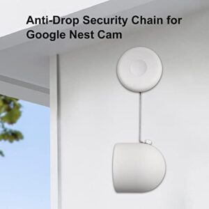 Anti-Drop and Anti-Theft Security Chain for Google Nest Cam (Battery),Extra Protection for Your Camera (Camera Not Included) (2PCS)