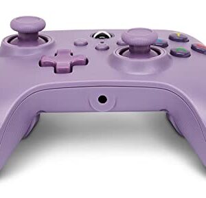 PowerA Nano Enhanced Wired Controller for Xbox Series X|S - Lilac, portable, compact, gamepad, video game, gaming controller, works with Xbox One and Windows 10/11