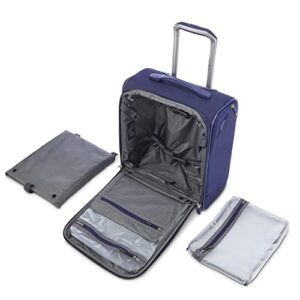 Samsonite Ascentra Softside Luggage, Underseater, Iris Blue