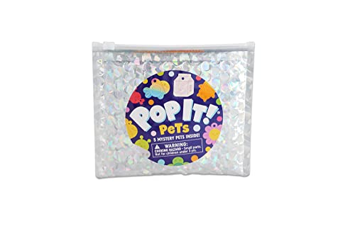 Pop It! Pets Season 1 - Mystery Bag | 5 Pets in Each Bag | Mini Collectables | Cute Fidget and Sensory Toy | Over 100 Companions to Collect and Trade with Your Friends