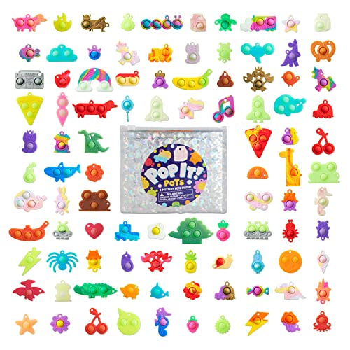 Pop It! Pets Season 1 - Mystery Bag | 5 Pets in Each Bag | Mini Collectables | Cute Fidget and Sensory Toy | Over 100 Companions to Collect and Trade with Your Friends