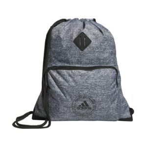 adidas classic 3s 2.0 sackpack, jersey onix grey/black, one size