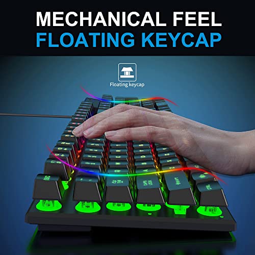 Gaming Keyboard and Mouse,Headphones,Mouse pad，All in One Combo for PC Gamers and Xbox and PS4 Users