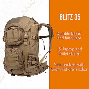 Mystery Ranch Blitz 35 Backpack - Tactical Daypack Molle Hiking Packs, 35L, L/XL,Coyote